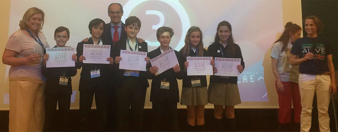 Alumnos del Colegio Internacional Aravaca ganadores de la I Edición Drawing EXPO