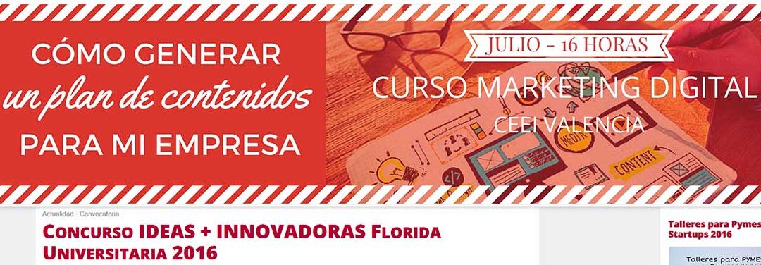 Florida Universitària organiza una nueva Edición del Concurso Ideas + Innovadoras