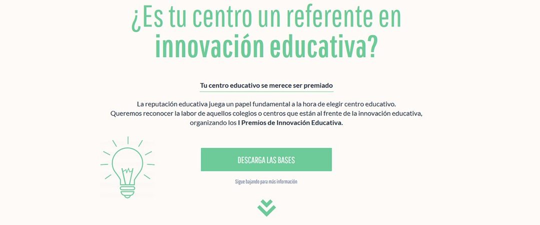 Primera edición de los premios Innovación Educativa, de nuestro patrocinador eim