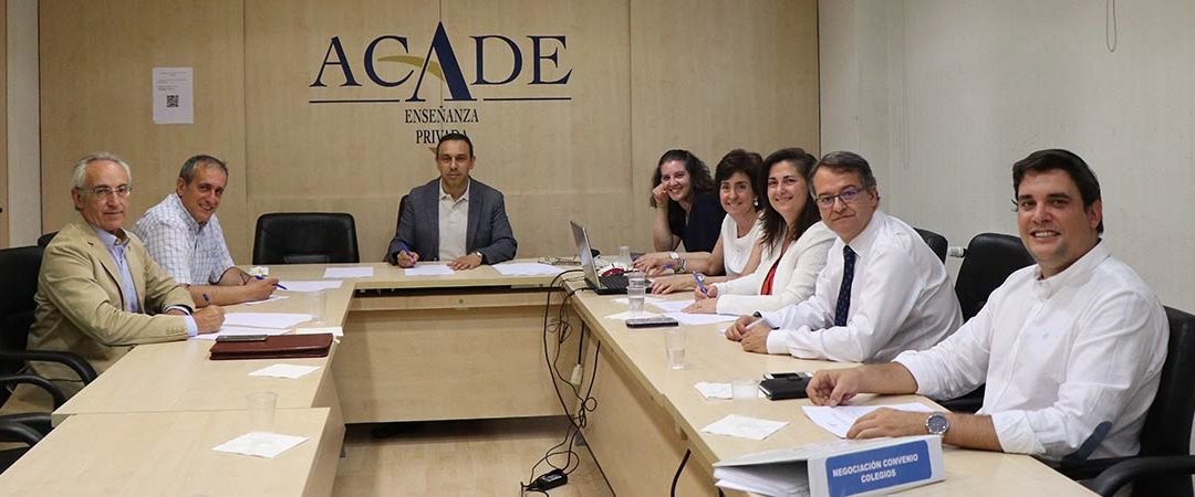 ACADE firma el X convenio colectivo nacional para centros privados de enseñanza reglada