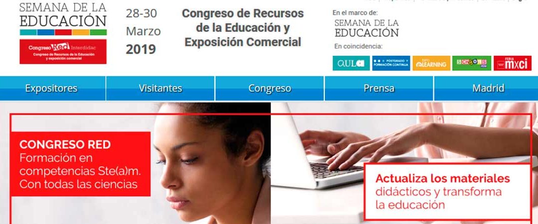 Participa en la Semana de la Educación con nuestro colaborador Interdidac