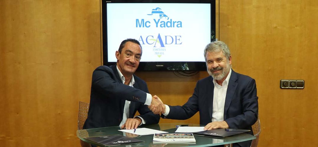 McYadra y ACADE renuevan su alianza. La identidad del colegio en buenas manos