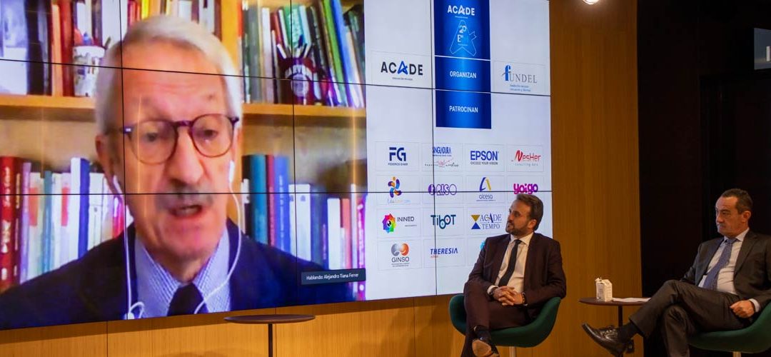 Alejandro Tiana: “Los centros privados están cumpliendo la labor que deben cumplir”   (Sesión inaugural de ACADE-EduFórum)