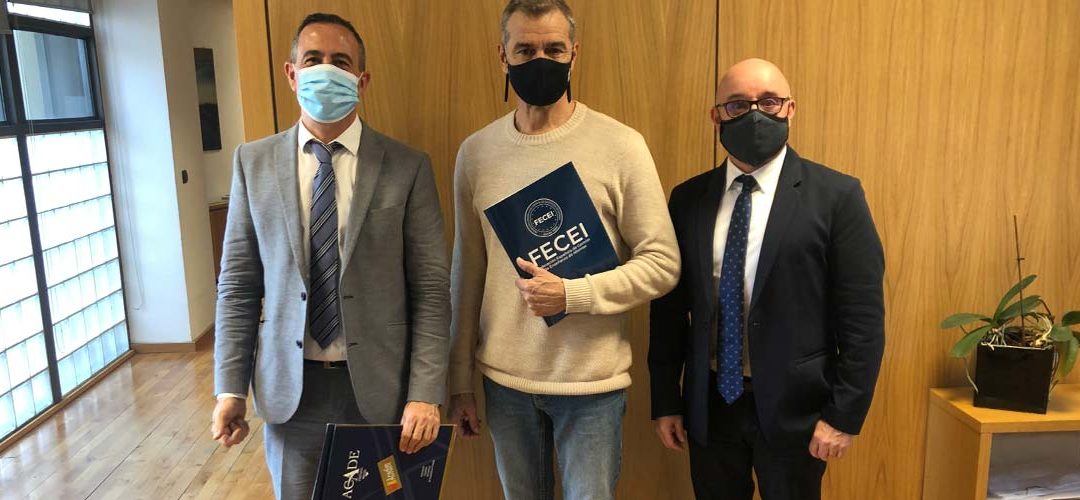 FECEI y ACEDIM se reúnen con el director de la Oficina de Español de Madrid