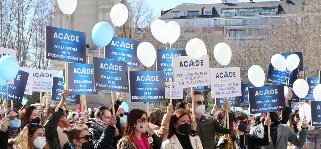 ACADE traslada a la Comunidad de Madrid su malestar por la apertura de las aulas 0-3 años en colegios públicos