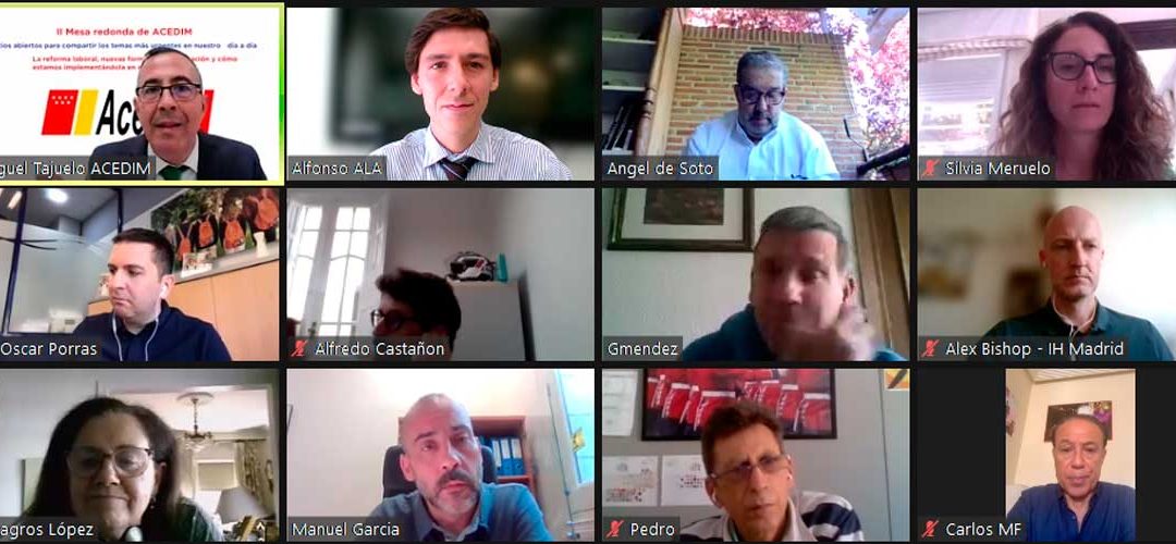 ACEDIM analizo la reforma laboral en su segunda Mesa Redonda