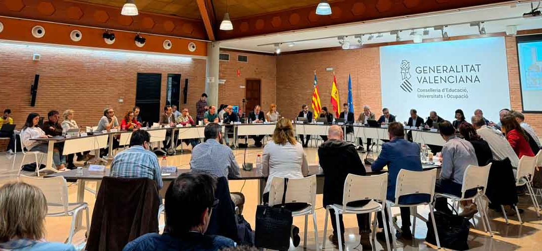 ACADE, junto con otras organizaciones educativas, se reunió con la Conselleria de Educación de Valencia