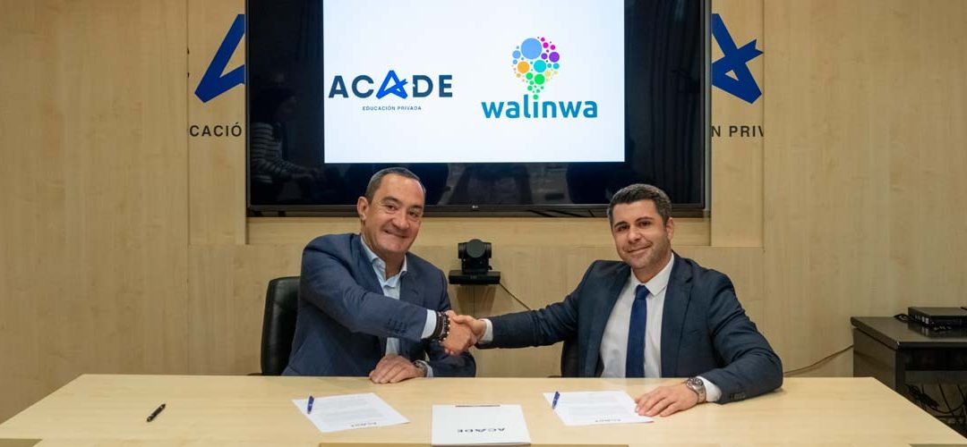 Acuerdo entre ACADE y Walinwa para impulsar la mejora de la ortografía y comprensión lectora en los centros educativos